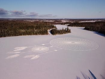 snowshoe art