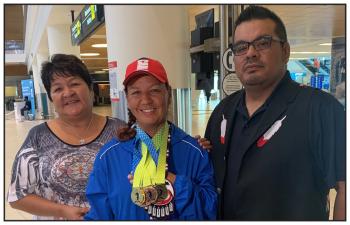 Councillor Shirley Robinson, Trina Ross, and Councillor Lee Thomson.