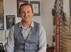 Cowessess First Nation Chief Cadmus Delorme