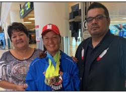 Councillor Shirley Robinson, Trina Ross, and Councillor Lee Thomson.