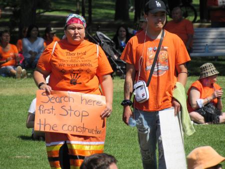 Every Child Matters Rally July 1, Edmonton 9