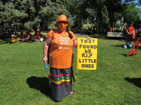 Every Child Matters Rally July 1, Edmonton 8